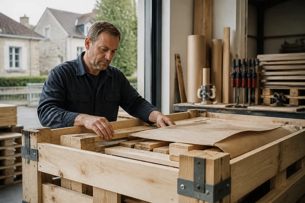Caisse bois charge lourde Ballainvilliers